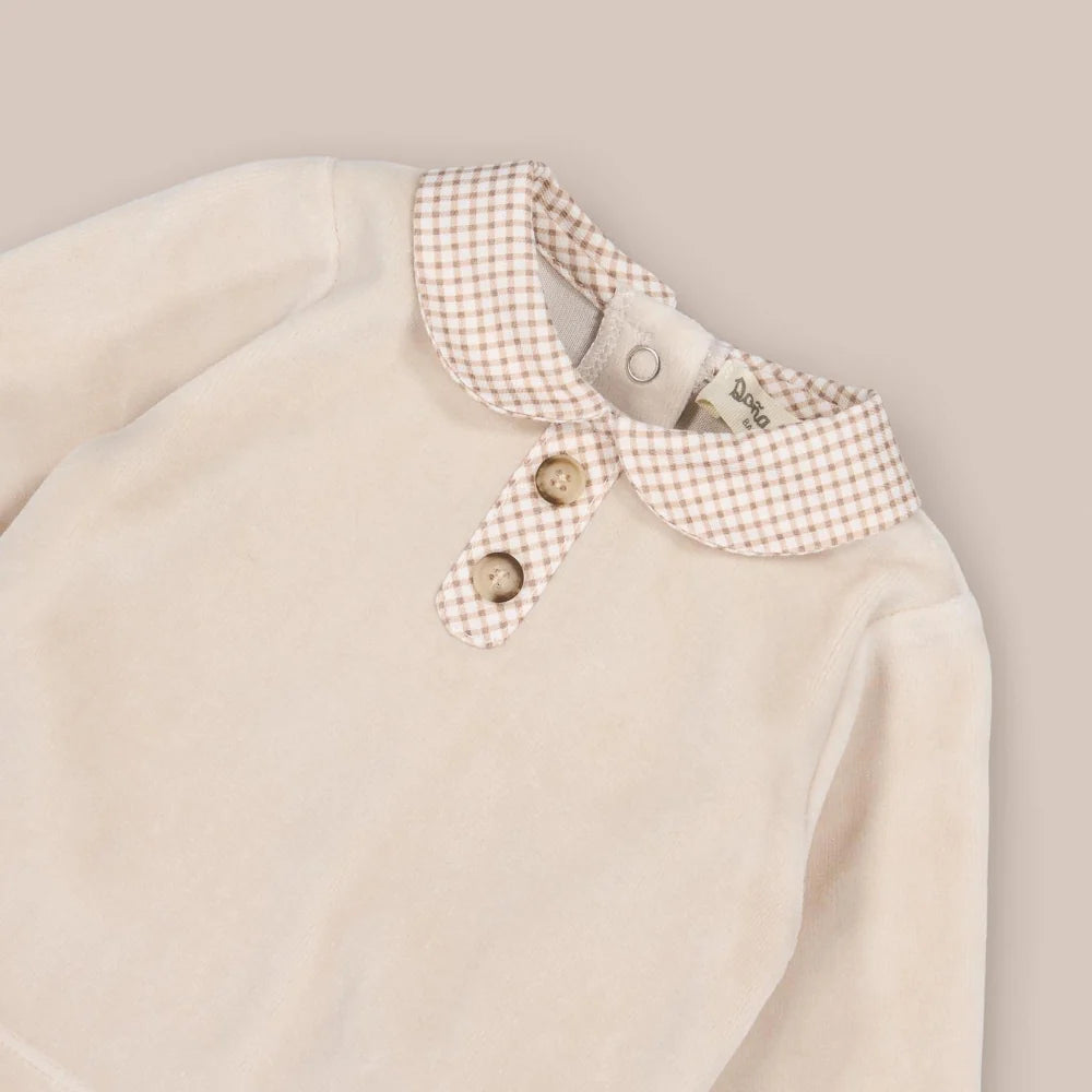 CONJUNTO TERCIOPELO TAPA VISON