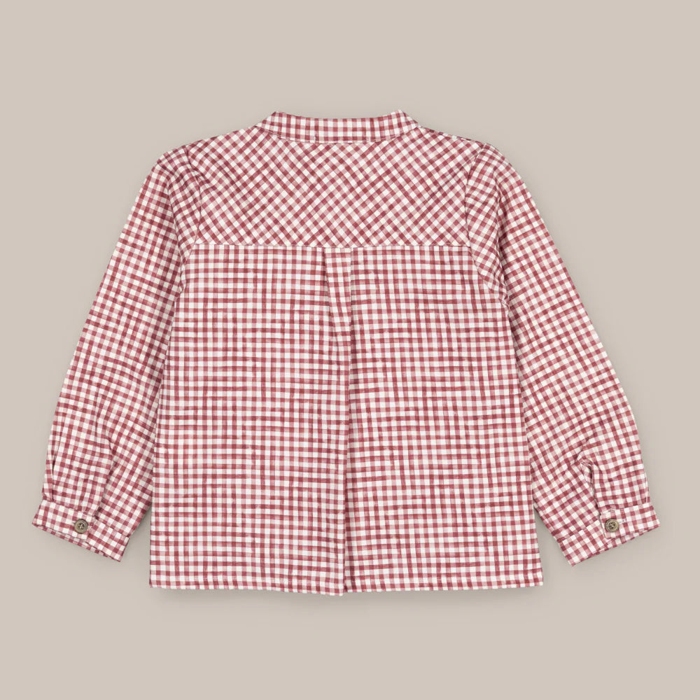 CAMISA ML KENORA GRANATE