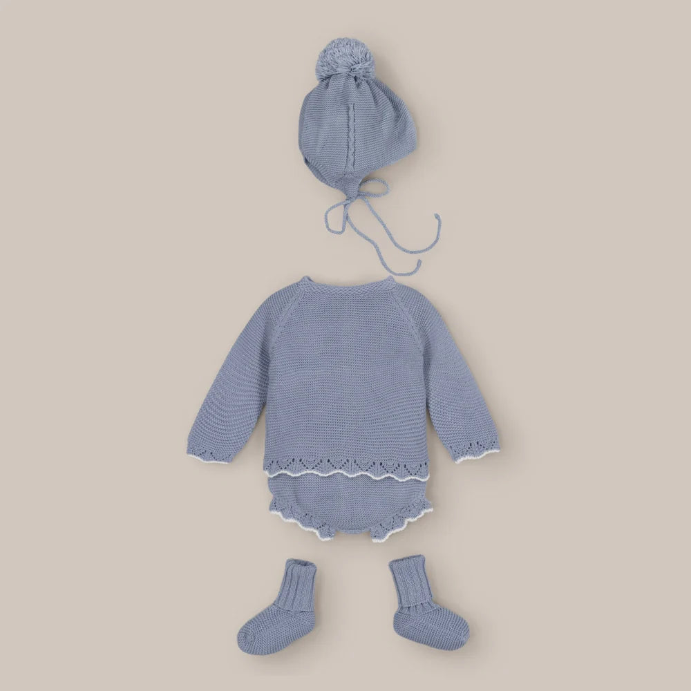CONJUNTO 4P AMAZONAS AZUL HIELO