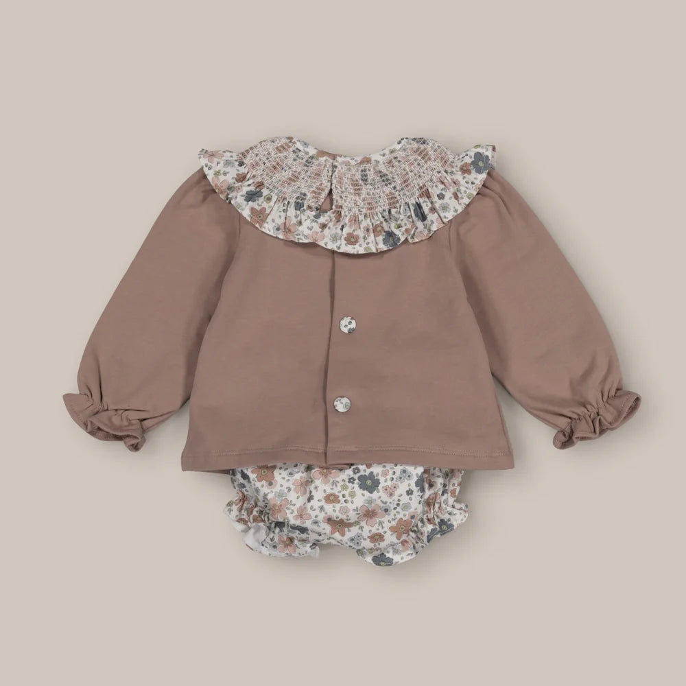 CONJUNTO ALGODON AVENA ROSA PALO
