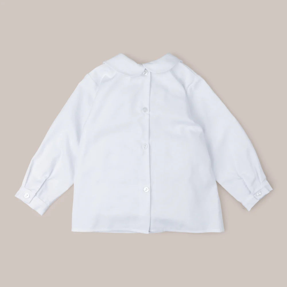 CAMISA ML PLIEGUE BLANCO
