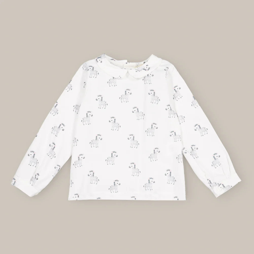 CAMISA BEBE CEBRA BLANCO