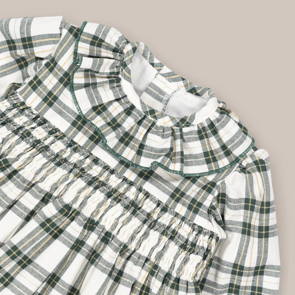 VESTIDO N LUREX VERDE