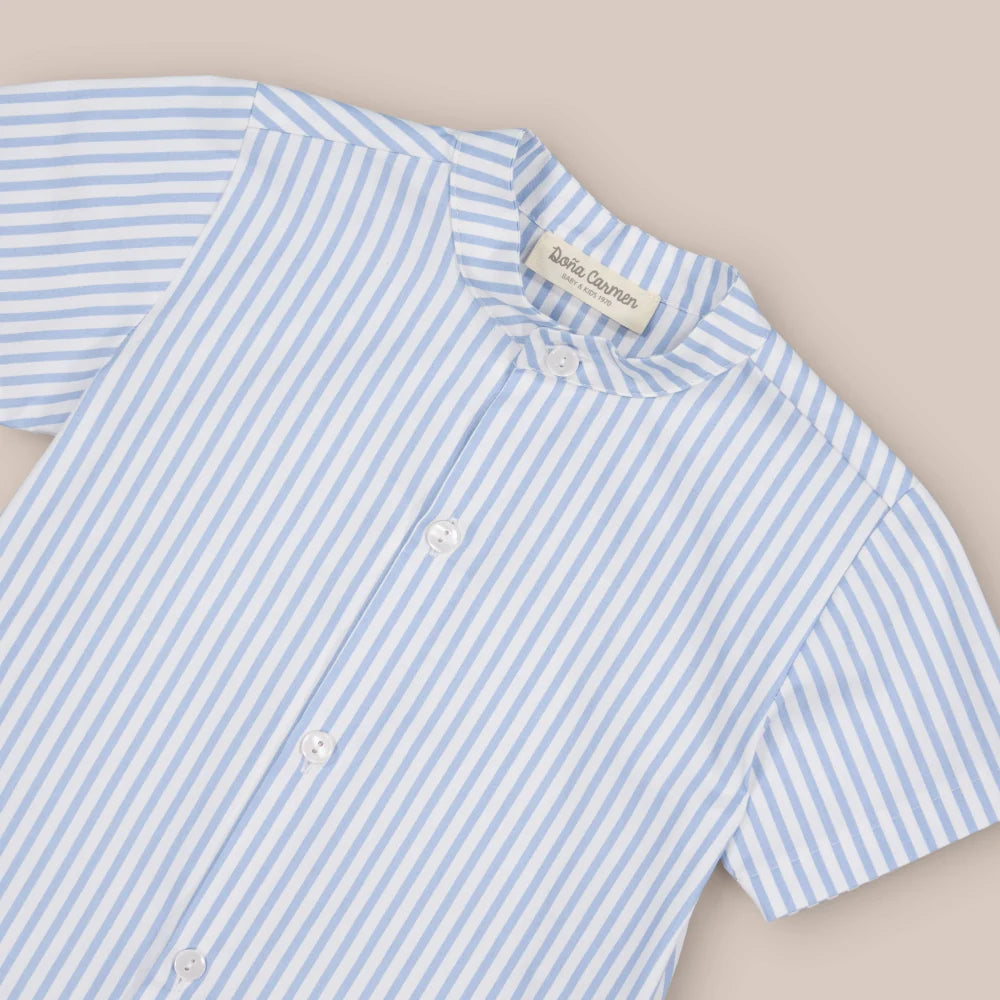 CAMISA MC CANCUN AZUL