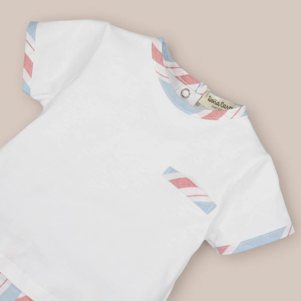 CONJUNTO ALGODON BALEIA AZUL