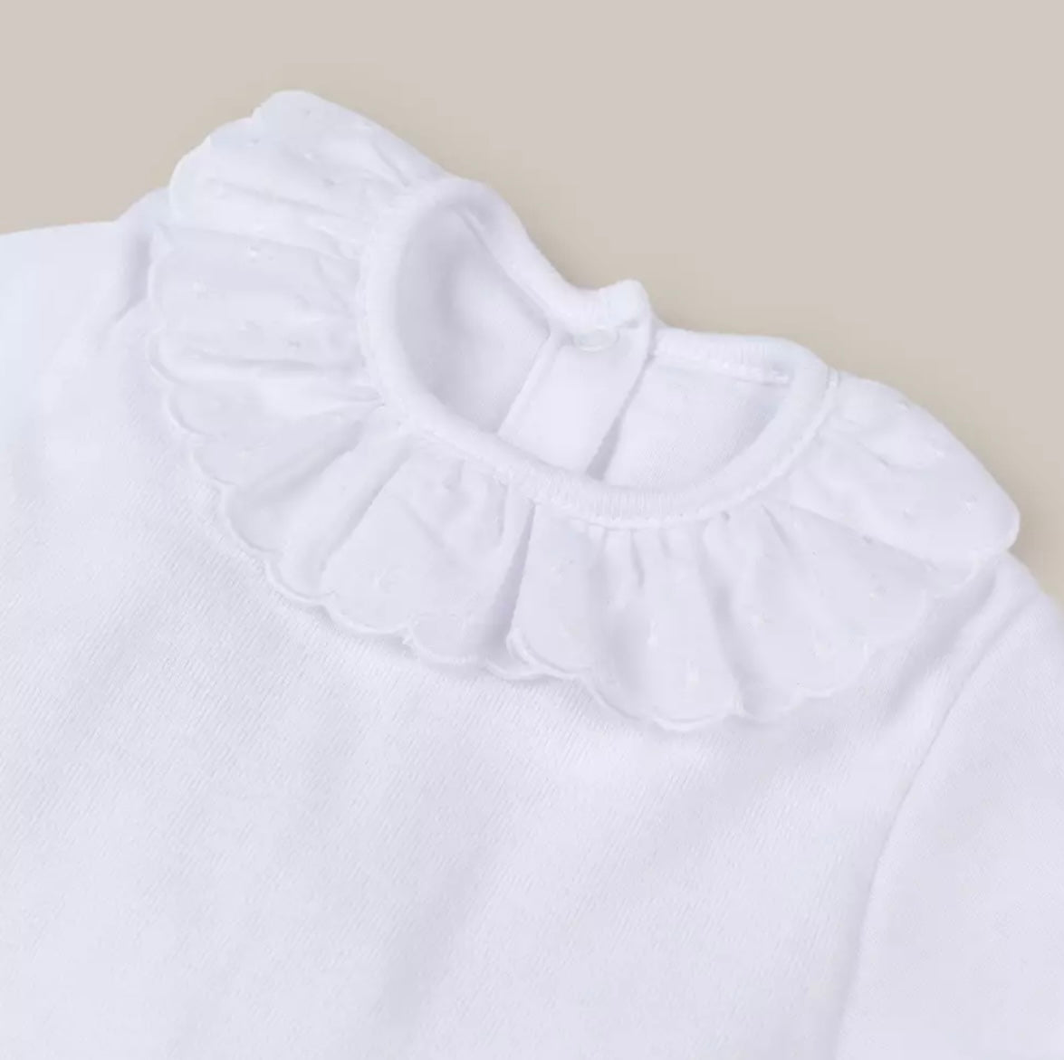 BODY MC CUELLO PLUMETI SOLAR BLANCO