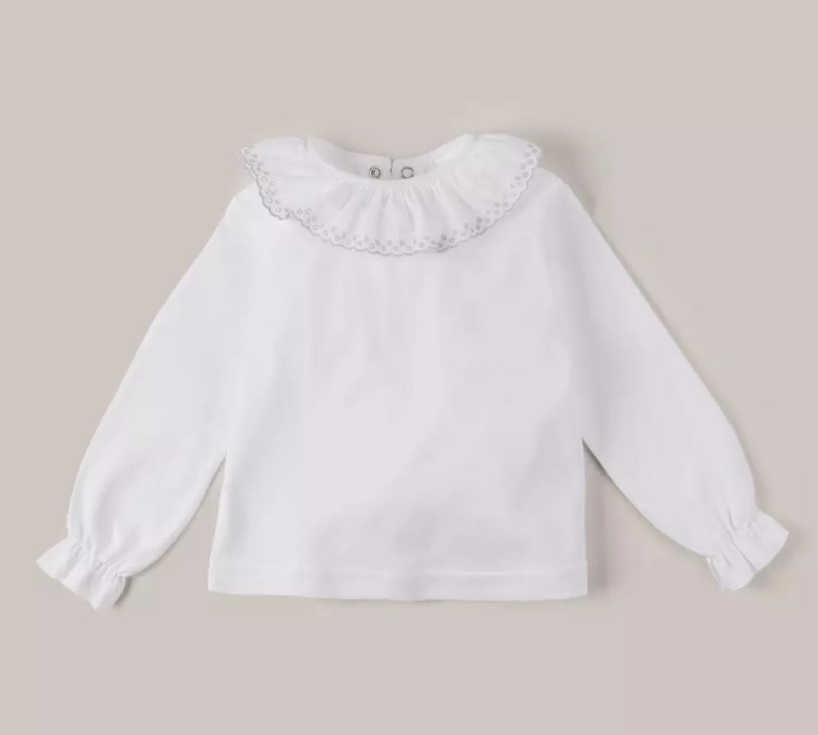 CAMISOLA RENDA BLANCO GRIS
