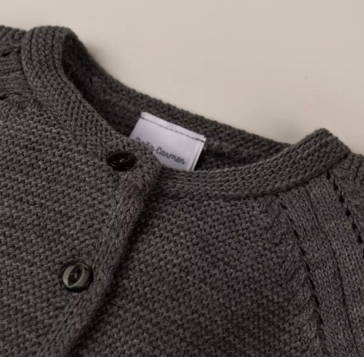CHAQUETA LANA PINAR GRIS
