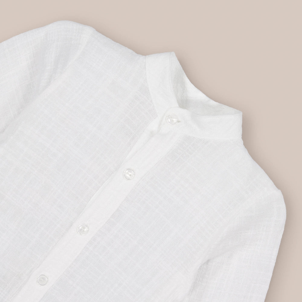 CAMISA ML TRAMA BLANCO