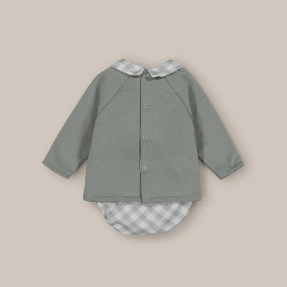 CONJUNTO ALGODON PARDO VERDE