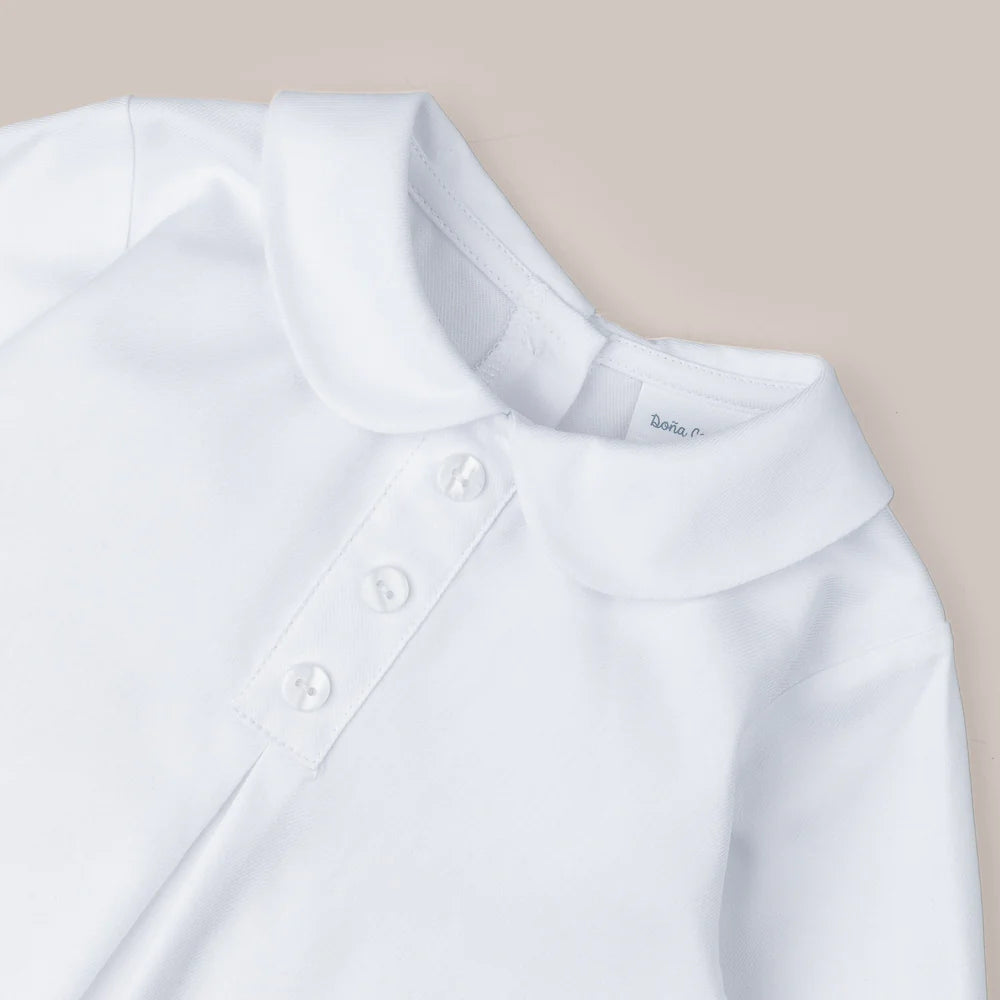 CAMISA ML PLIEGUE BLANCO