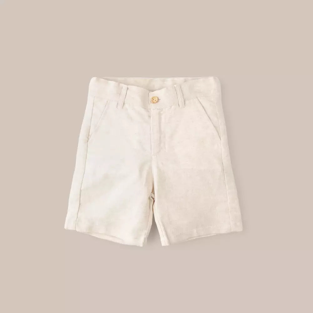 BERMUDA NIÑO COTTON LINO
