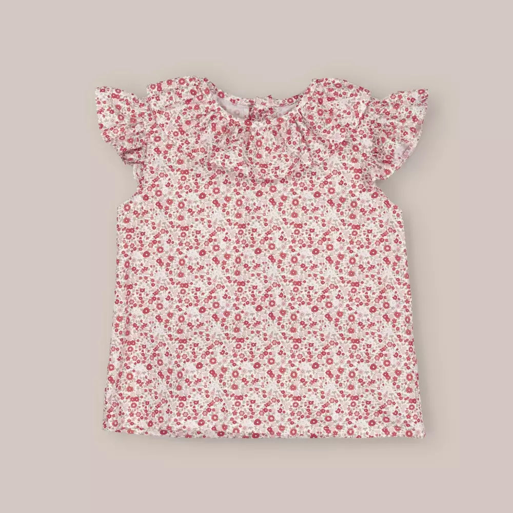 BLUSA BURBUJA ROJA