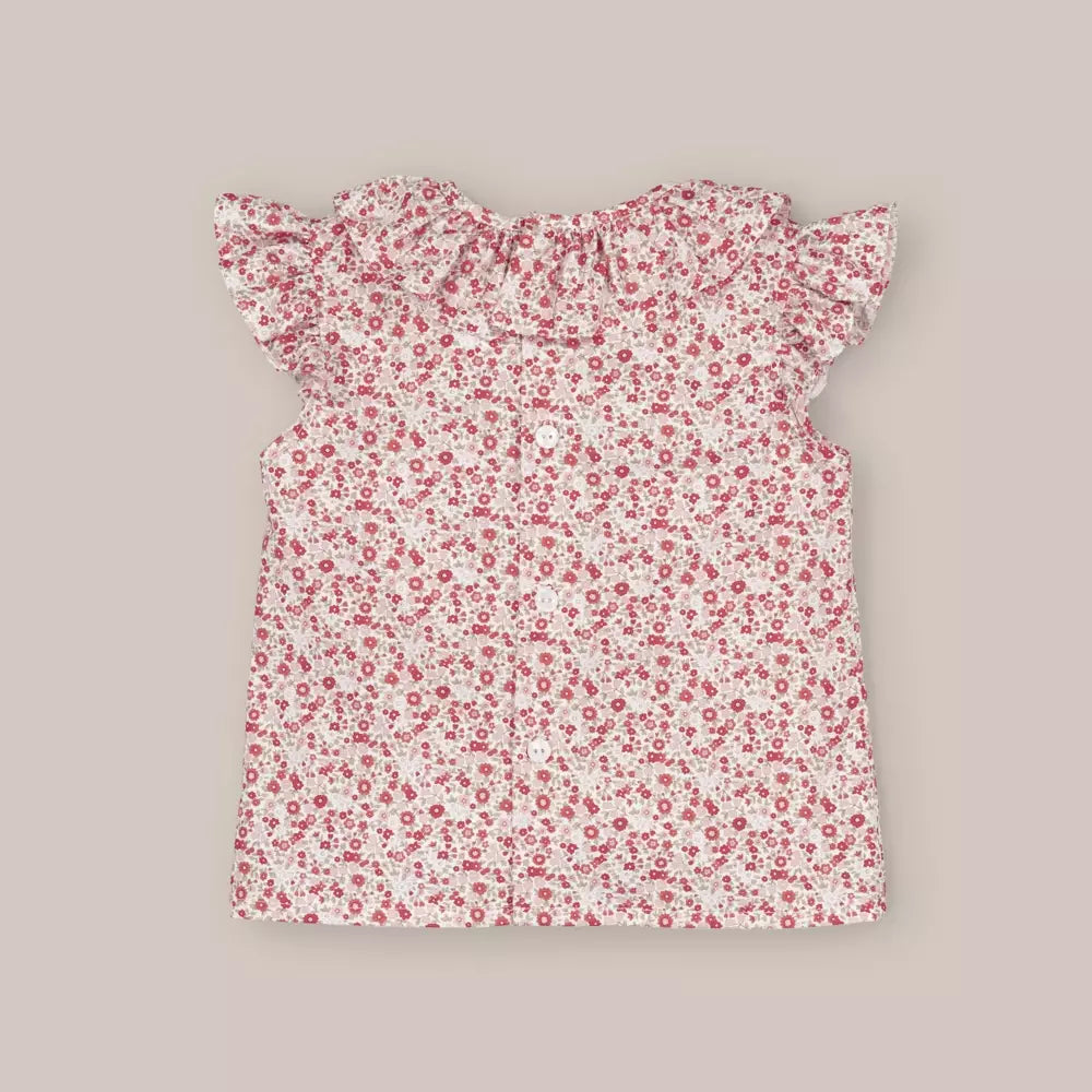 BLUSA BURBUJA ROJA