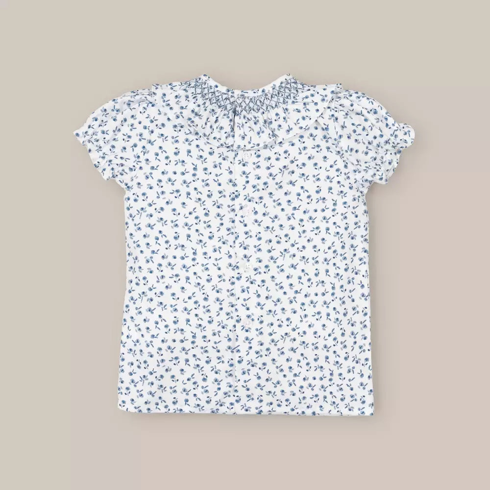 BLUSA NIÑA TULIP AZUL