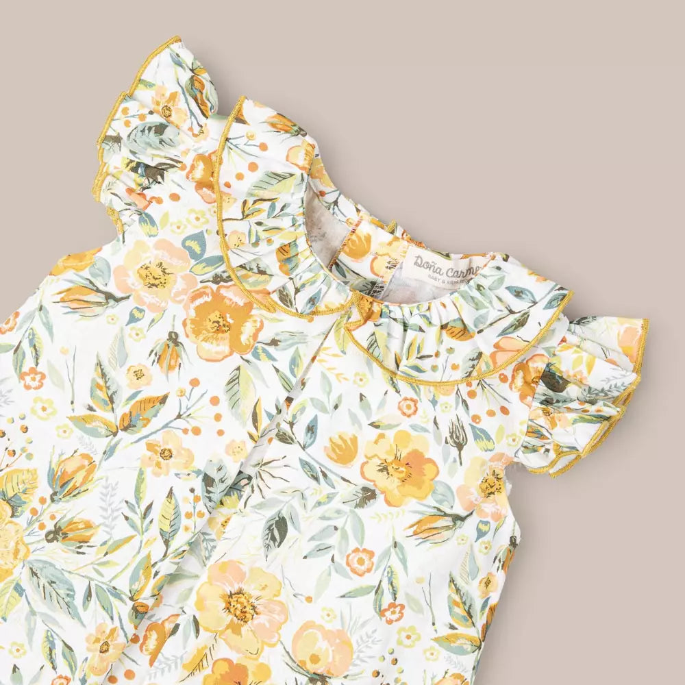 BLUSA NIÑA VAINILLA AMARILLA