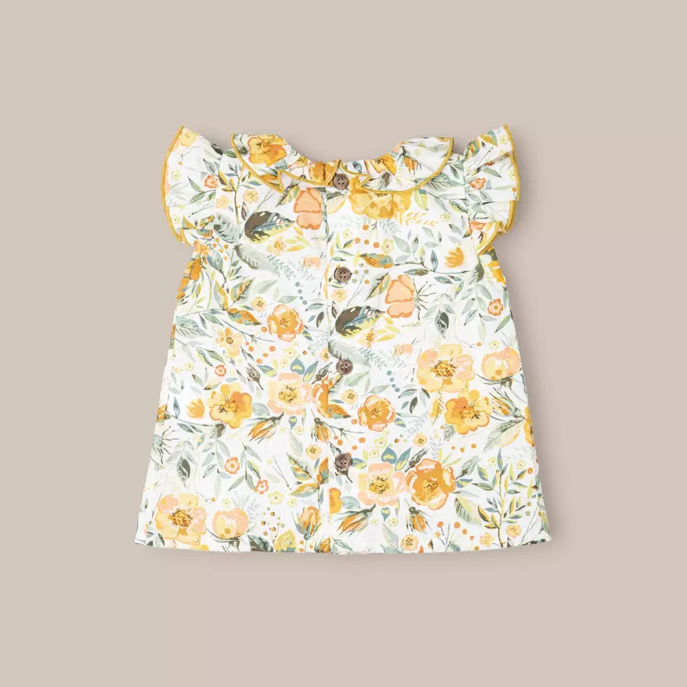 BLUSA NIÑA VAINILLA AMARILLA
