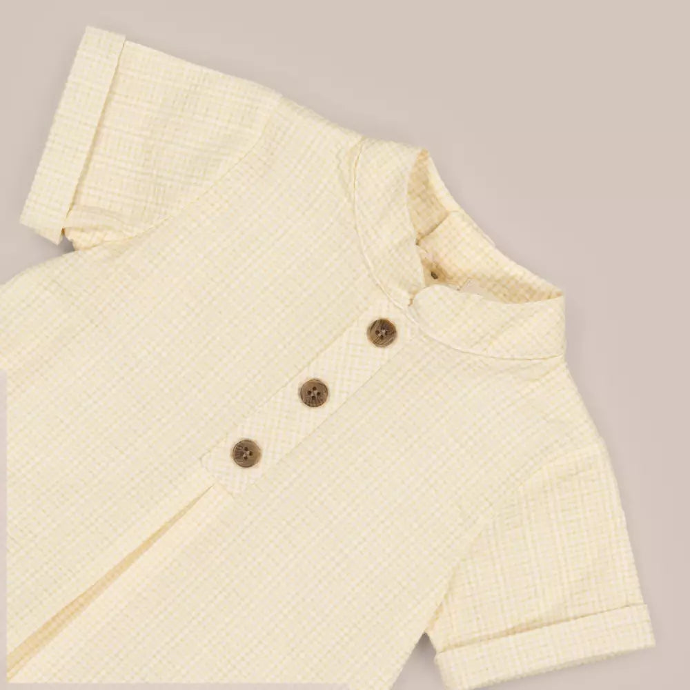 CAMISA BEBE ALACATI AMARILLO