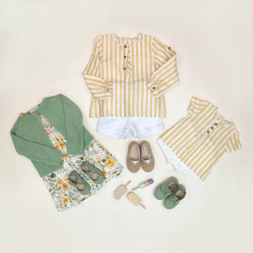 CAMISA BEBE NIÑO SUN AMARILLO