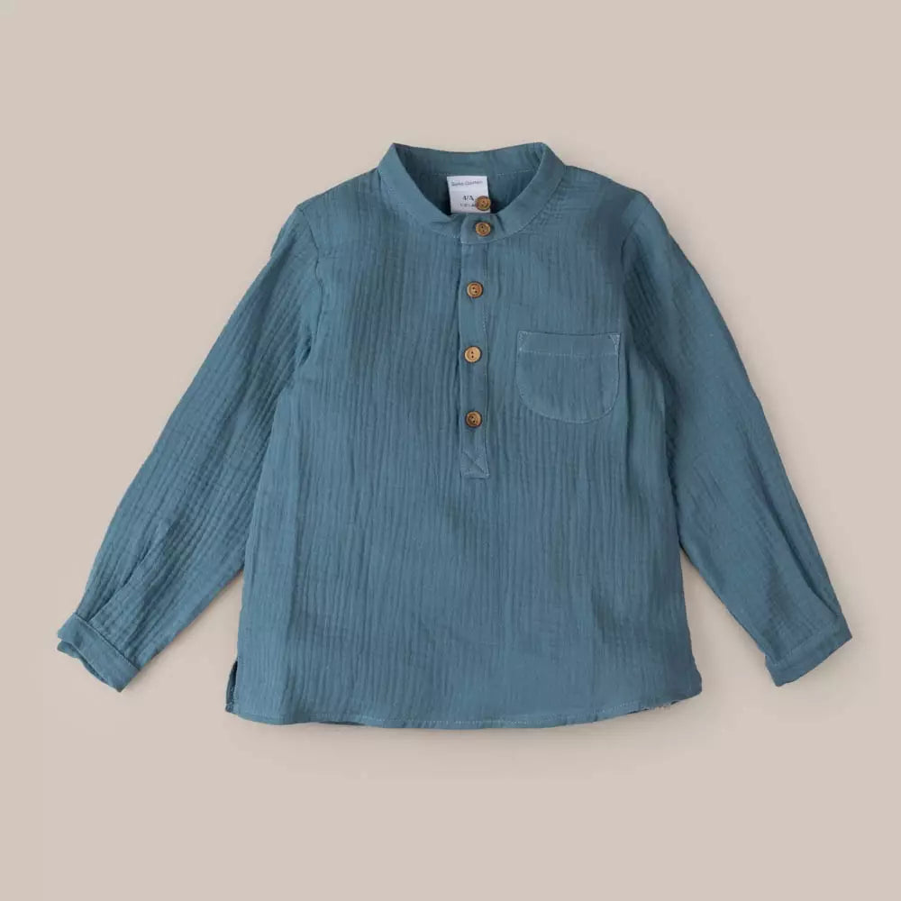 CAMISA BOBLE AZUL