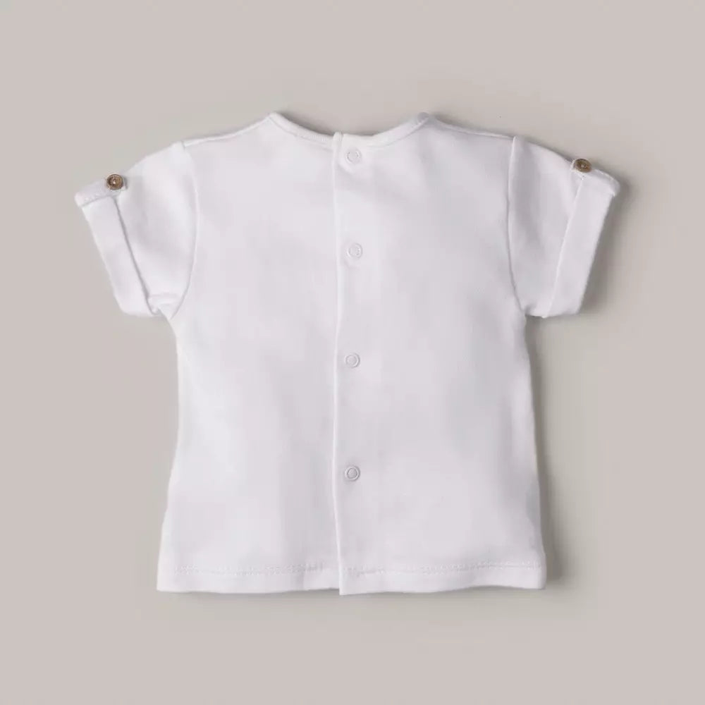 CAMISETA MC ALGODON BLANCO