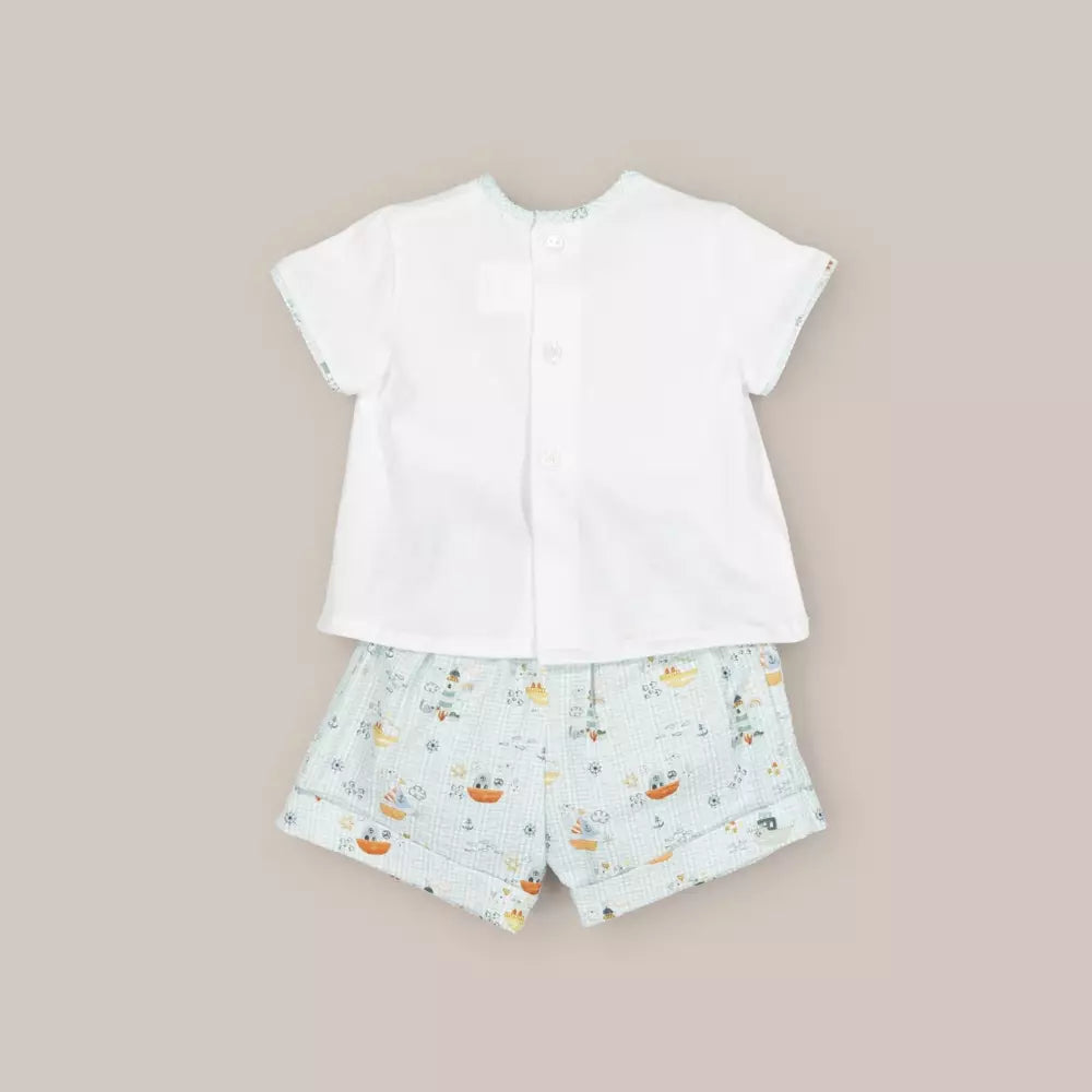 CONJUNTO ALGODON VAPOR BLANCO