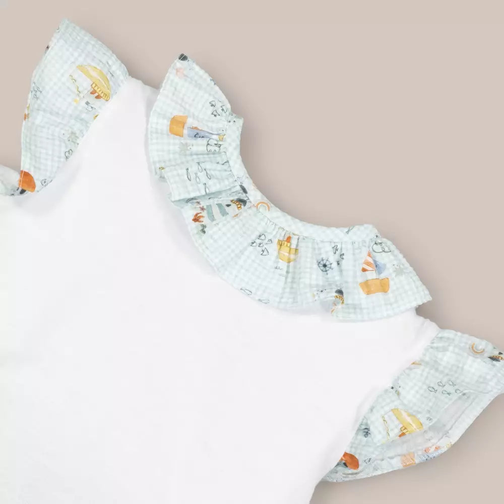 CONJUNTO ALGODON VAPORETA BLANCO
