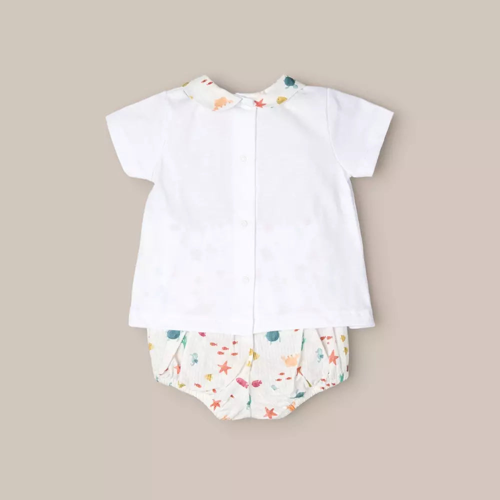 CONJUNTO BEBE ALGODON SEA