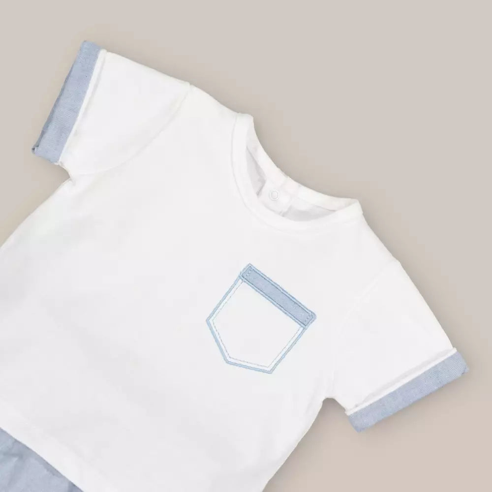 CONJUNTO CHAMBRAY AZUL