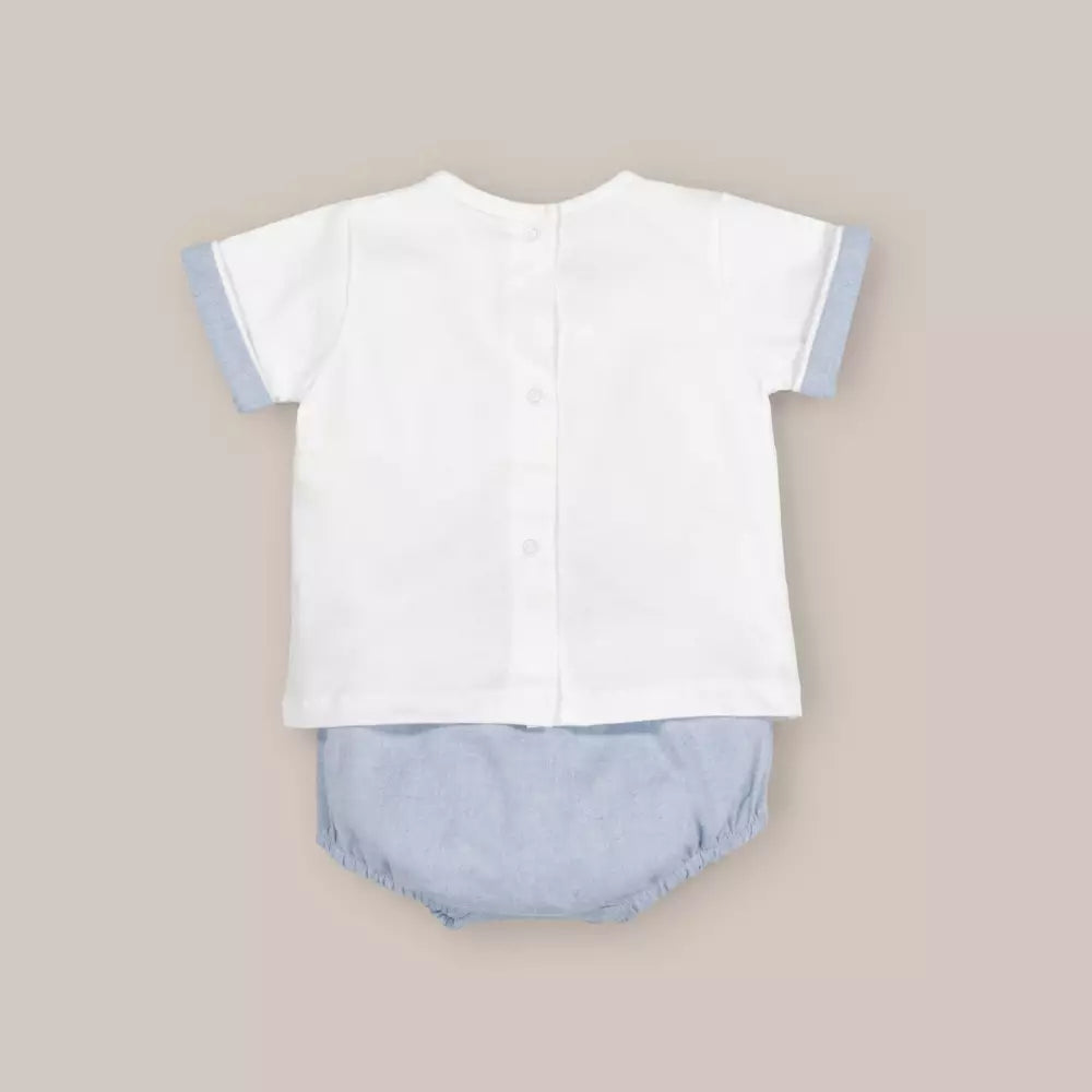 CONJUNTO CHAMBRAY AZUL