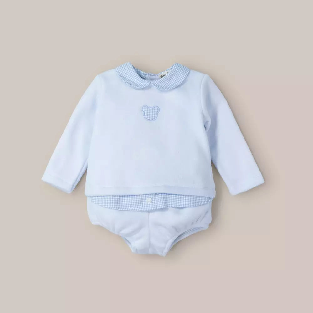 CONJUNTO TEDDY AZUL