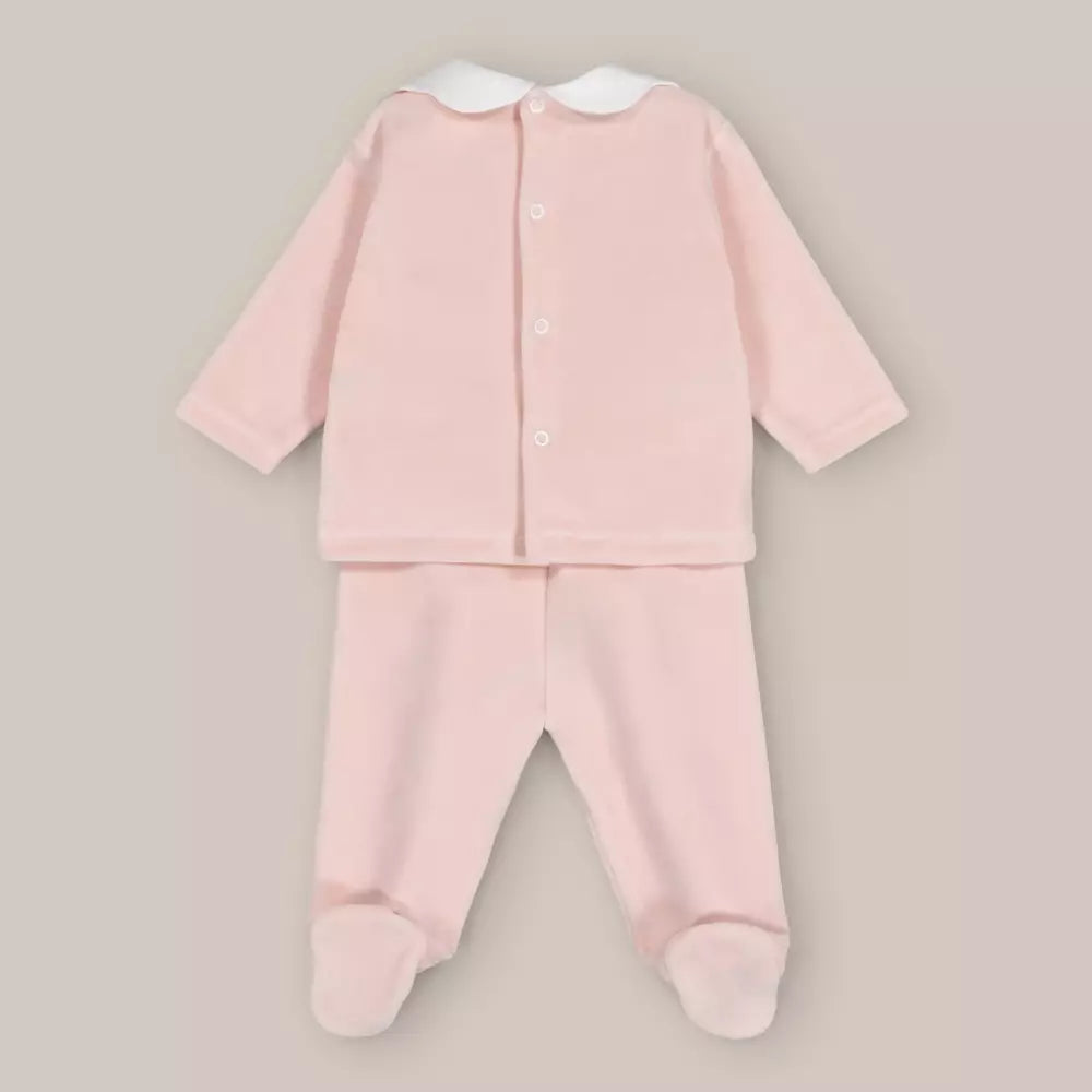 CONJUNTO TERCIOPELO SUEÑO ROSA