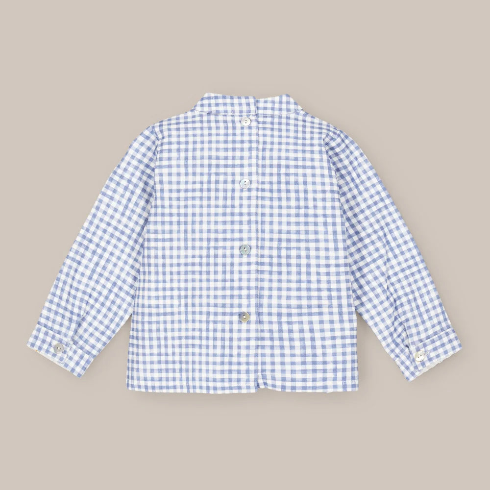 CAMISA ML JAPON AZUL