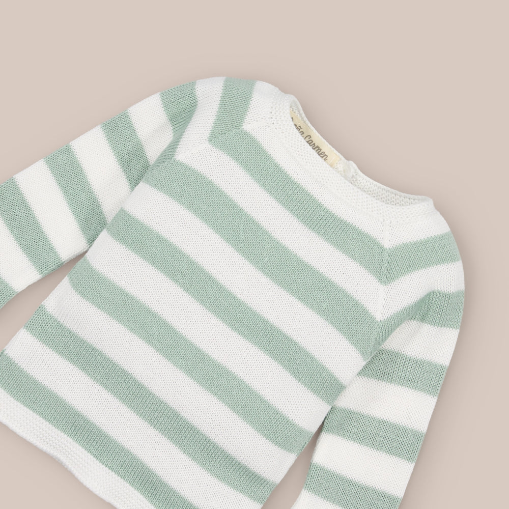 JERSEY FRANJA ANCHA VERDE