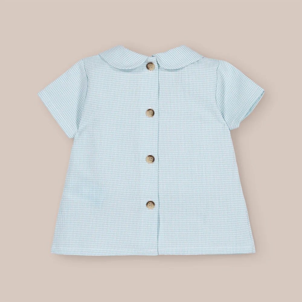 CAMISA BEBE TURQUESA