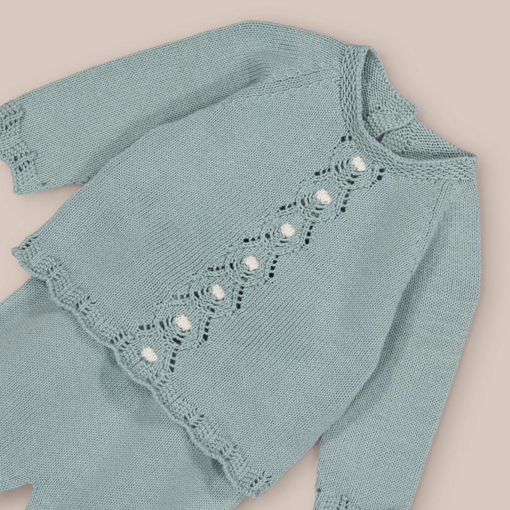 2P POLAINA AYORA VERDE EMPOLVADO