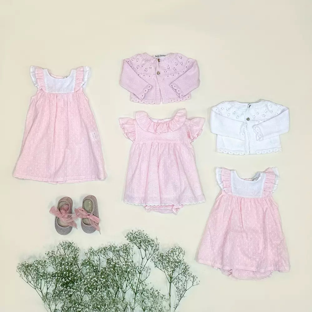 JESUSIN BEBE PESPUNTE ROSA