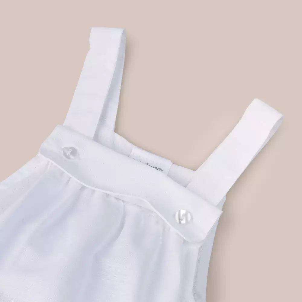 PELELE TIRANTE LINO BLANCO