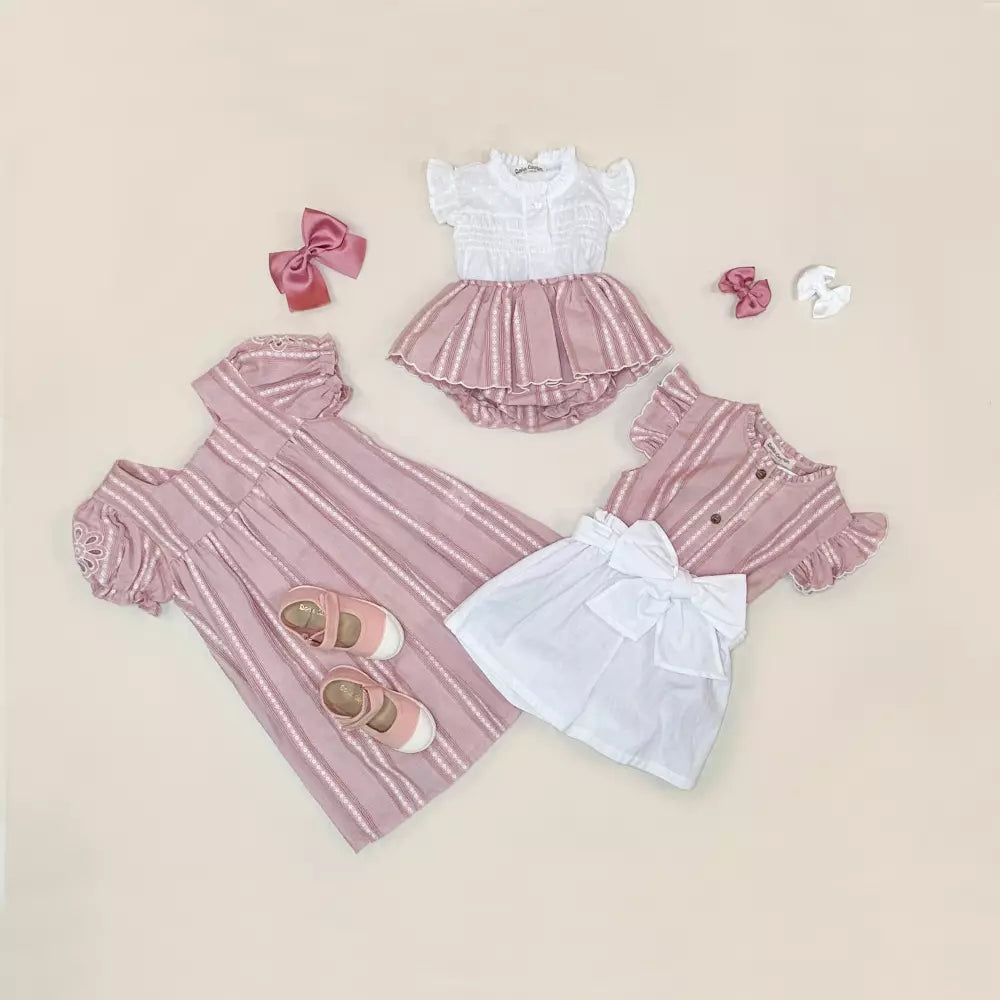 SHORT NIÑA CAPRI BLANCO