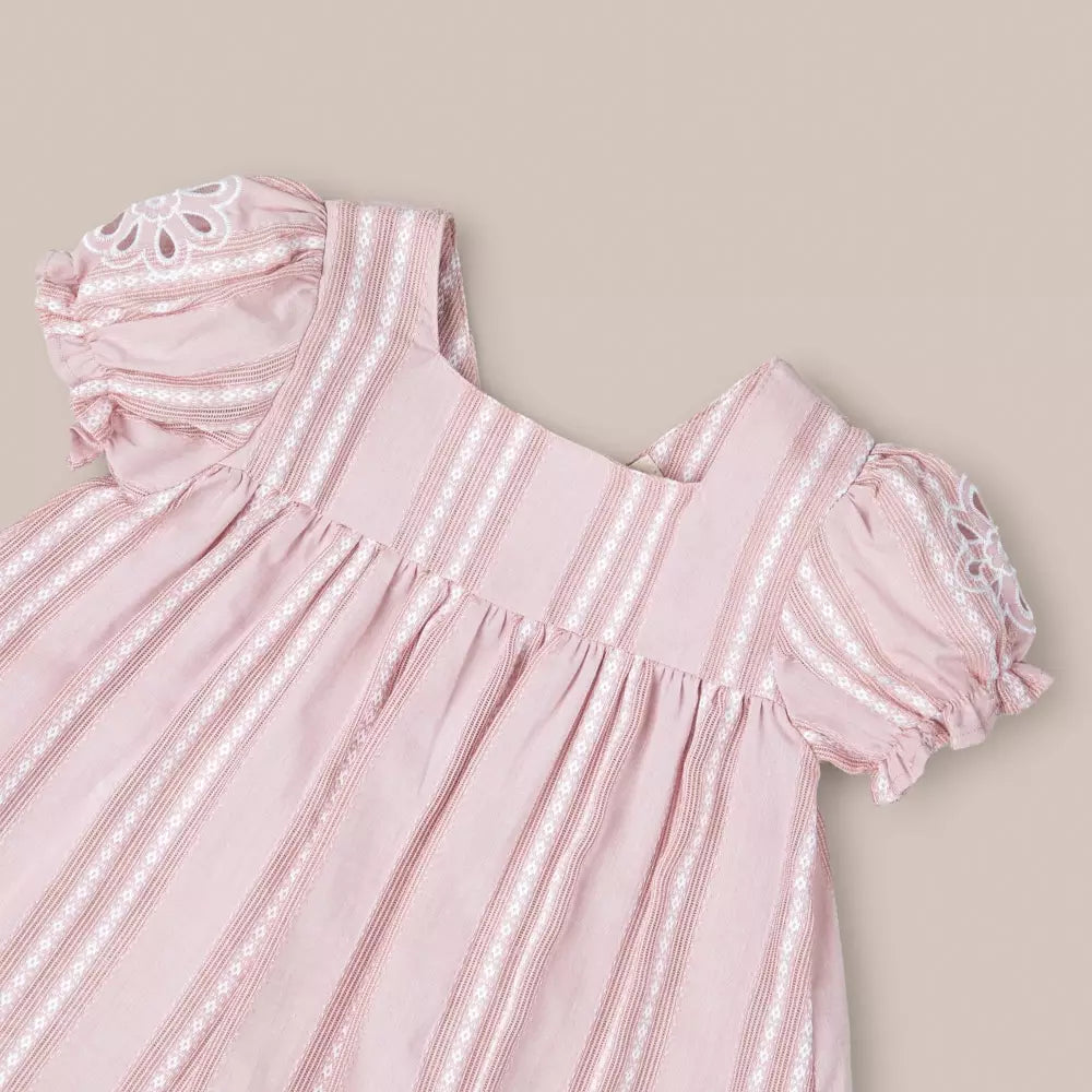 VESTIDO NIÑA COMPORTA ROSA
