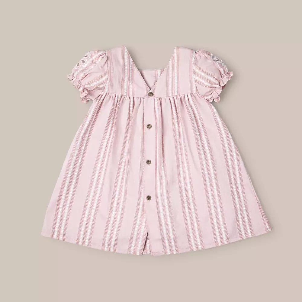 VESTIDO NIÑA COMPORTA ROSA