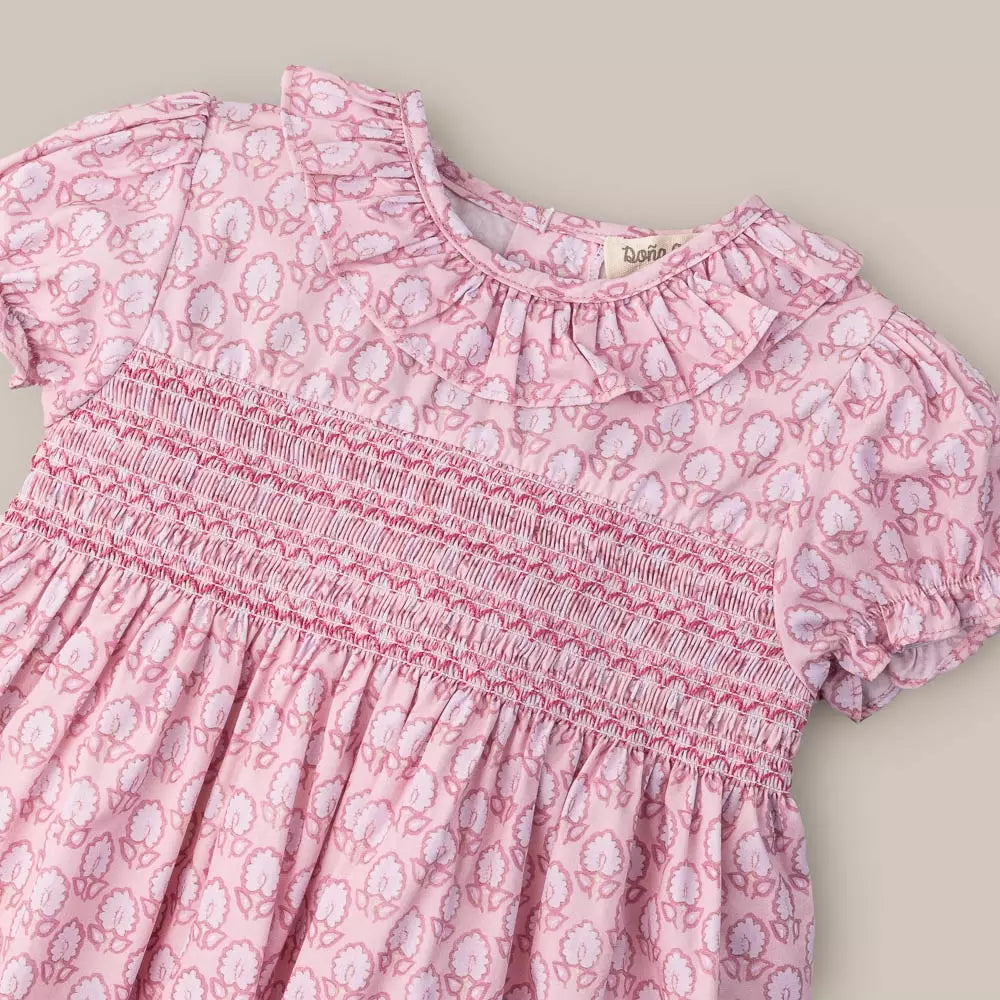 VESTIDO NIÑA NIDOS AMIR ROSA