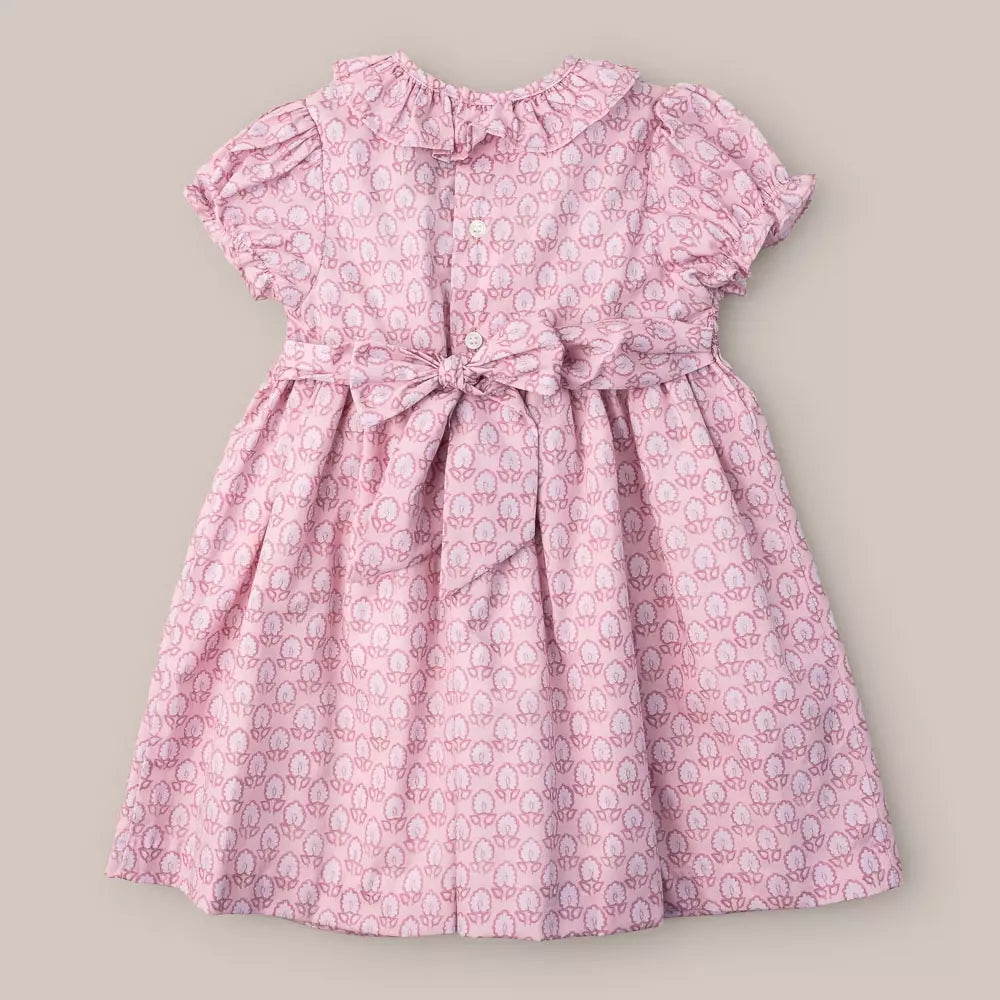 VESTIDO NIÑA NIDOS AMIR ROSA