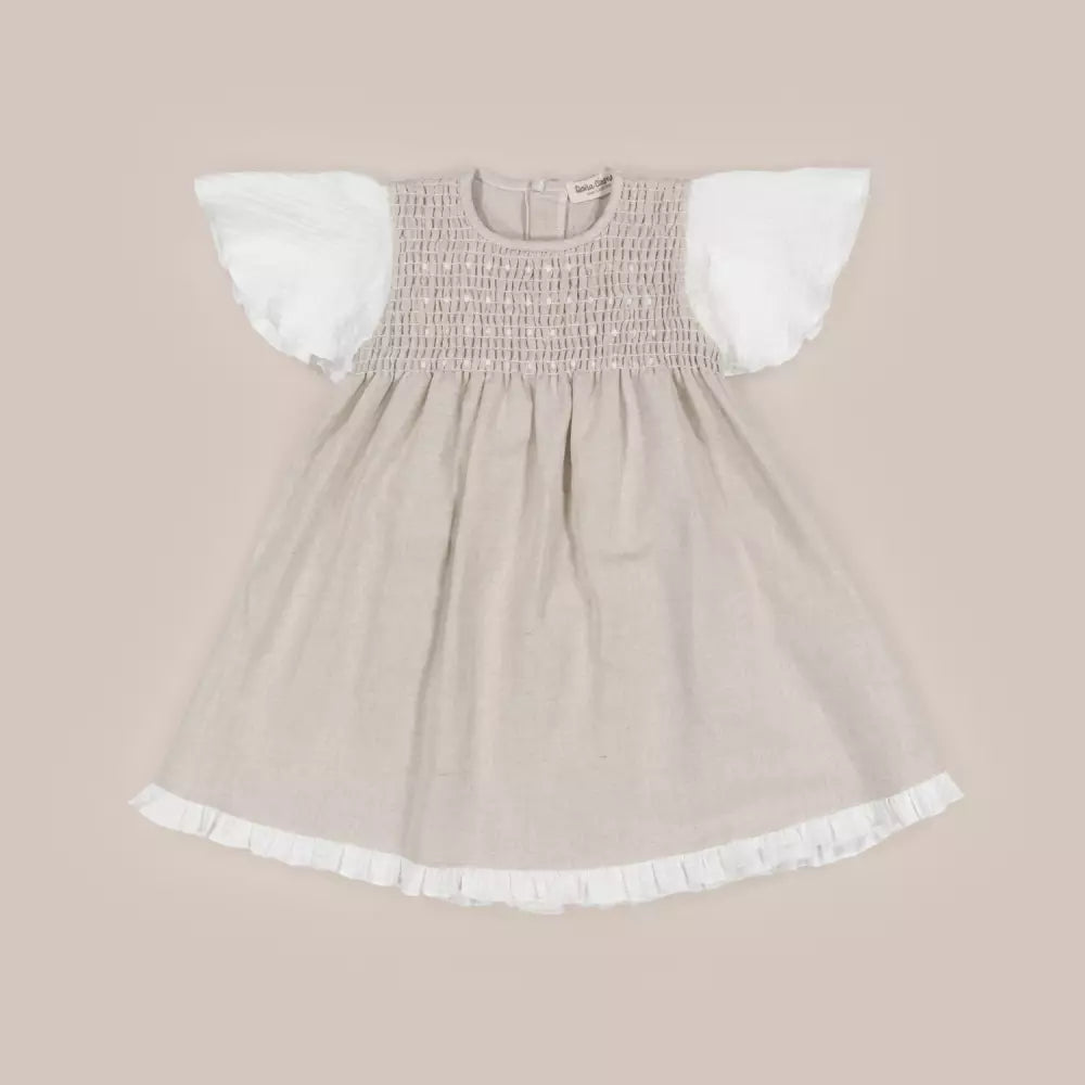 VESTIDO NIDOS LINE LINO