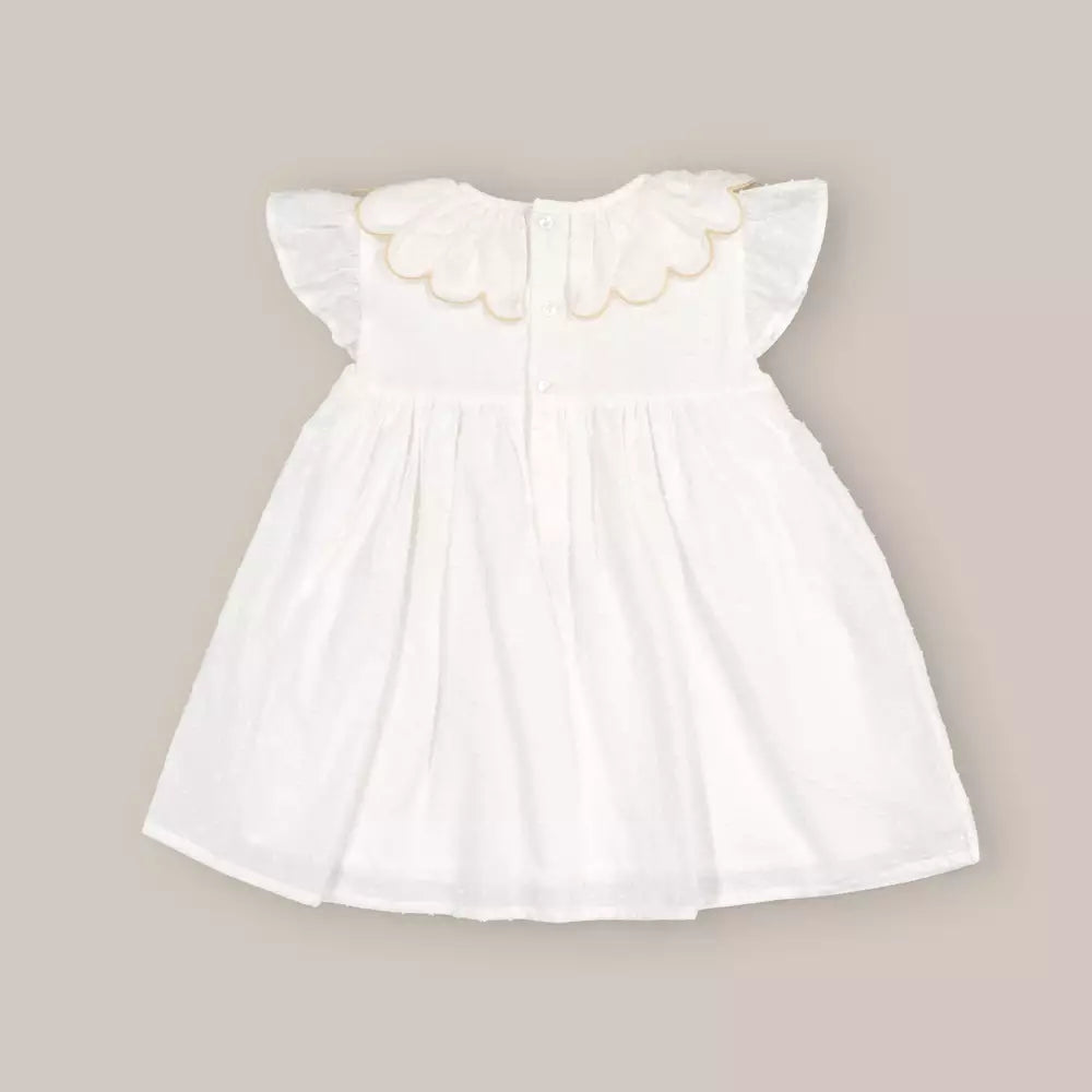 VESTIDO NIDOS TAGLE CRUDO