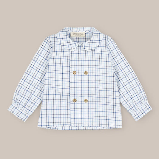 CAMISA CRUZADA CUA AZUL