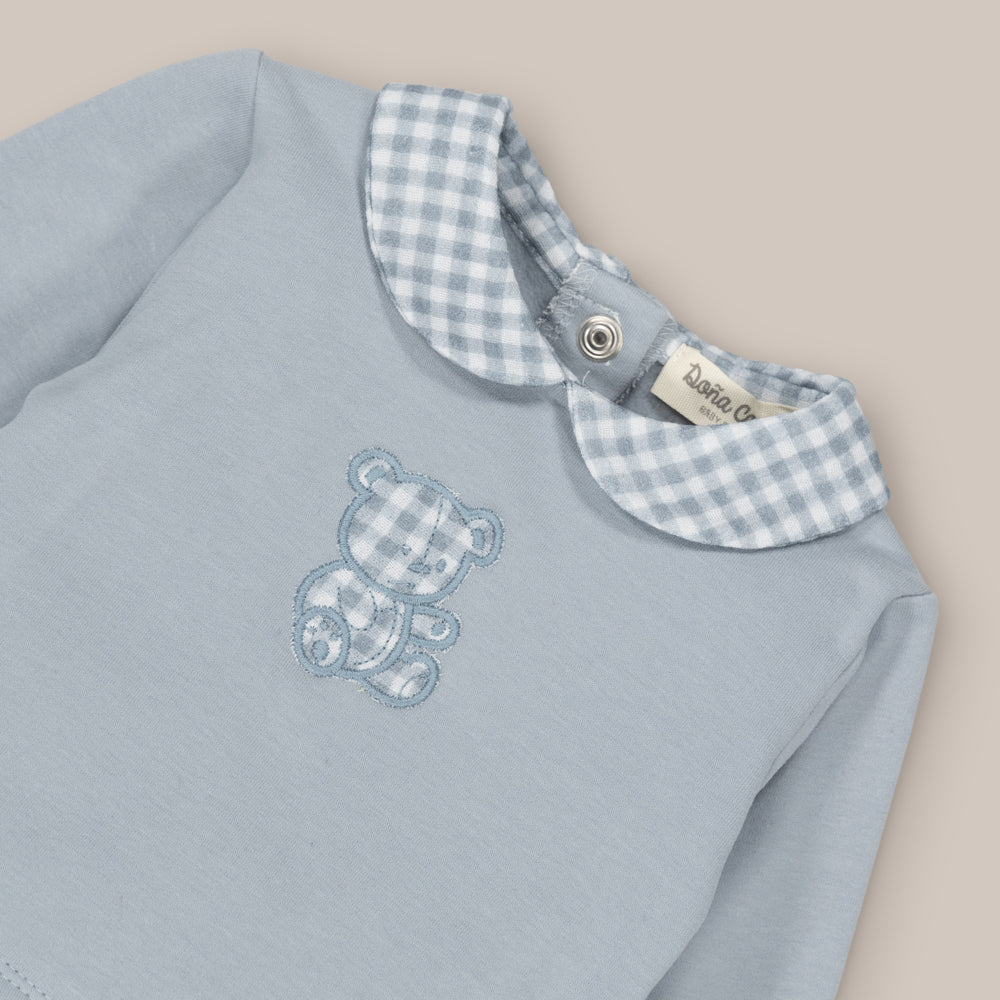 CONJUNTO ALGODON JACKIE AZUL