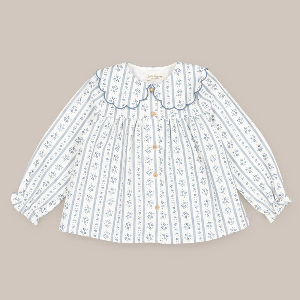 BLUSA CUELLO COSTA AZUL