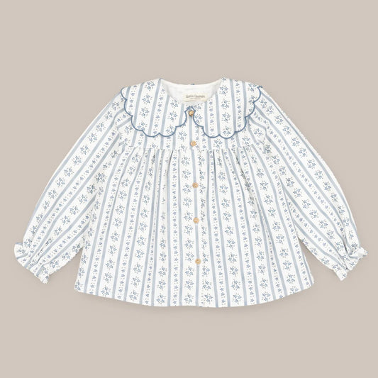 BLUSA CUELLO COSTA AZUL