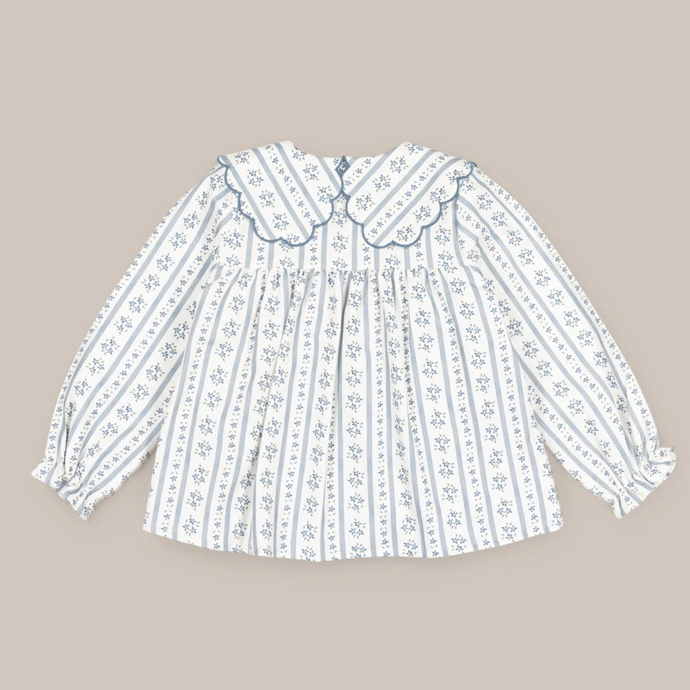 BLUSA CUELLO COSTA AZUL